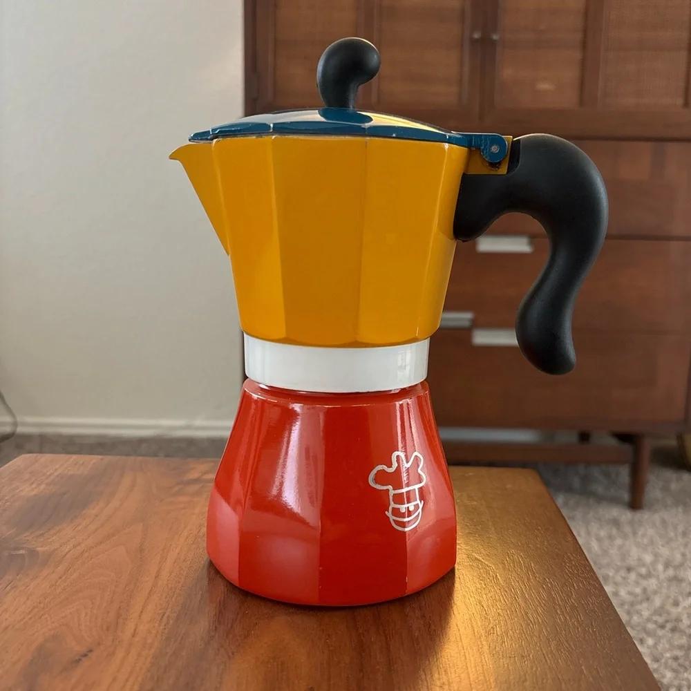 Colorful Stovetop Espresso Maker - Picture 1 of 8